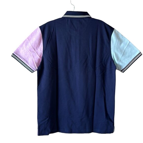 NEW Veboon Mens Cotton Flex Polo Shirt - Picture 5 of 5